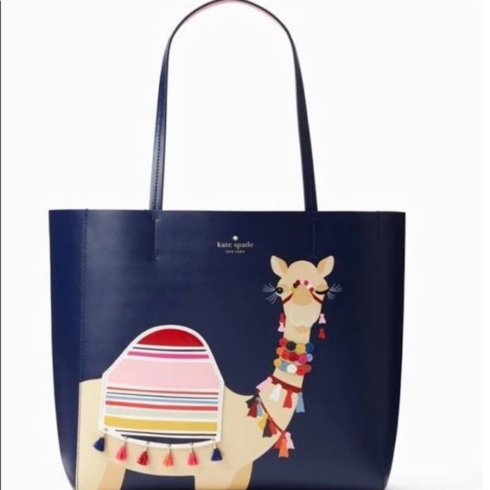 NWOT Kate Spade Camel Luvvie Spice Things Up Len Shoulder Tote Bag